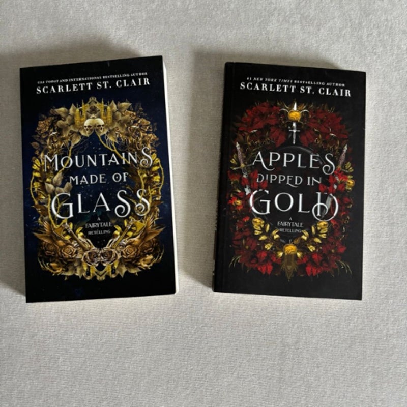 Mountains made of glass, apples dipped in gold