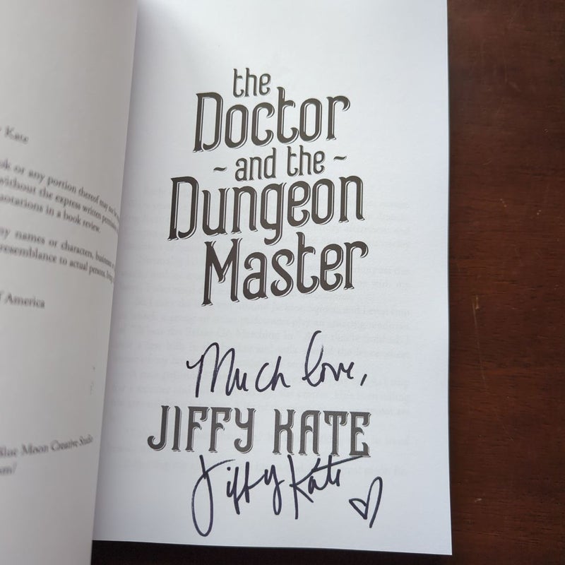 Signed! The Doctor and the Dungeon Master 