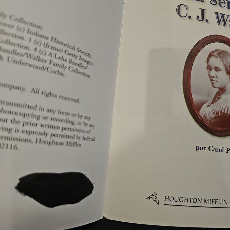 La señora C. J. Walker ^