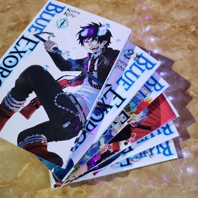 Blue Exorcist, Vol. 1, 2, 3, 7, 11 & 12