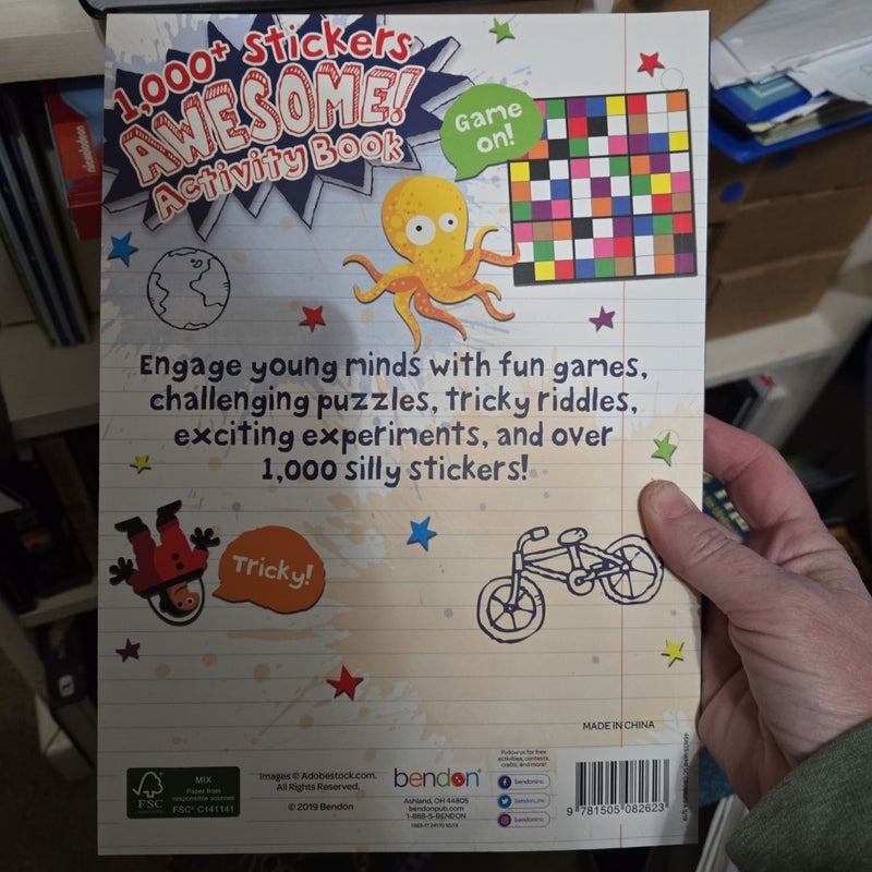 1,000+ Stickers Awesome! Activity Book