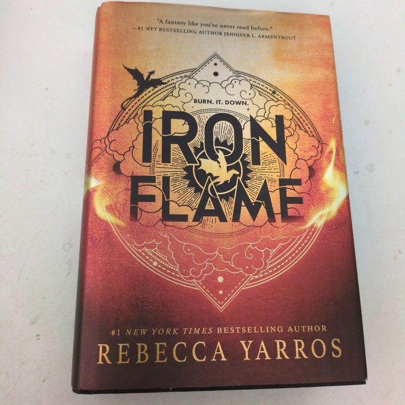 Iron Flame First edition black edges