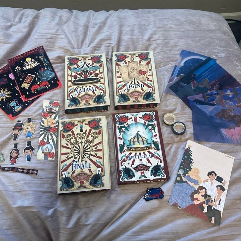 Caraval series Loonari Pendragon editions 