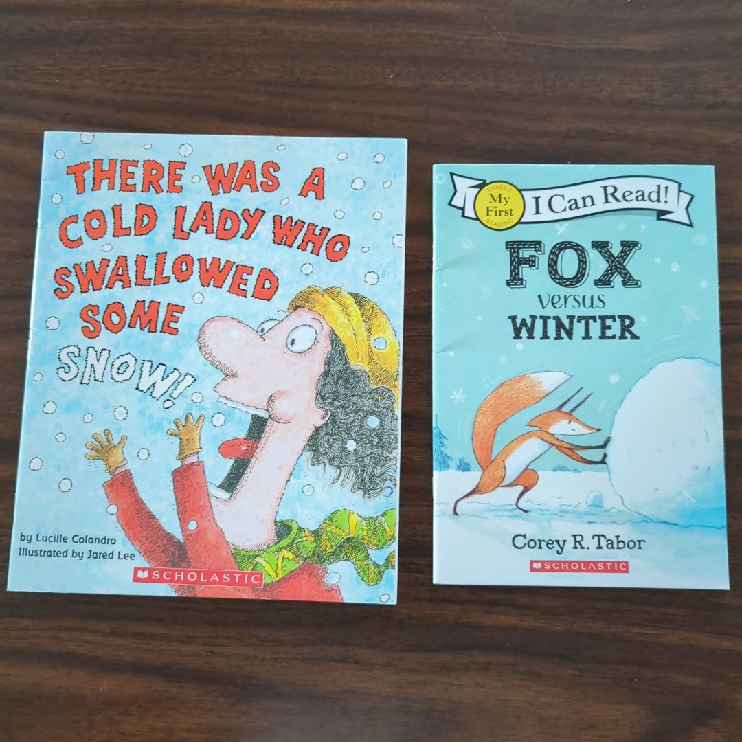 2BookBundle! There Was a Cold Lady Who Swallowed Some Snow! And Fox Versus Winter