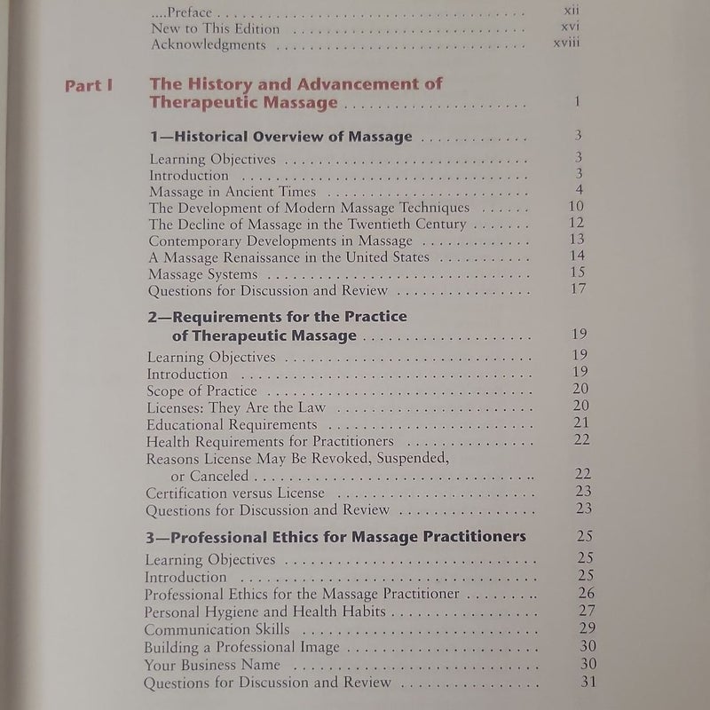 Theory and Practice of Therapeutic Massage