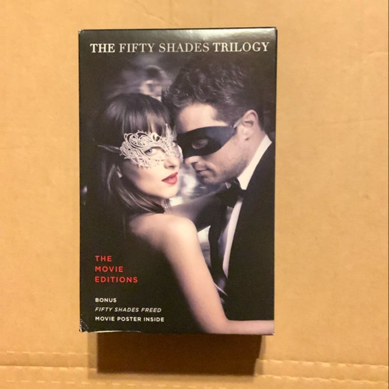 Fifty Shades Trilogy: the Movie Tie-In Editions with Bonus Poster