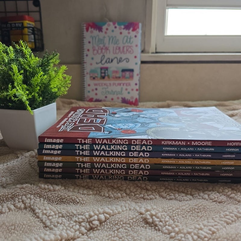 The Walking Dead Vol. 1, 2, 3, 4, 5, 17, & 19
