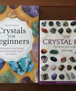 LOT OF (2) The Crystal Bible, Metaphysical Health Gems Info Books