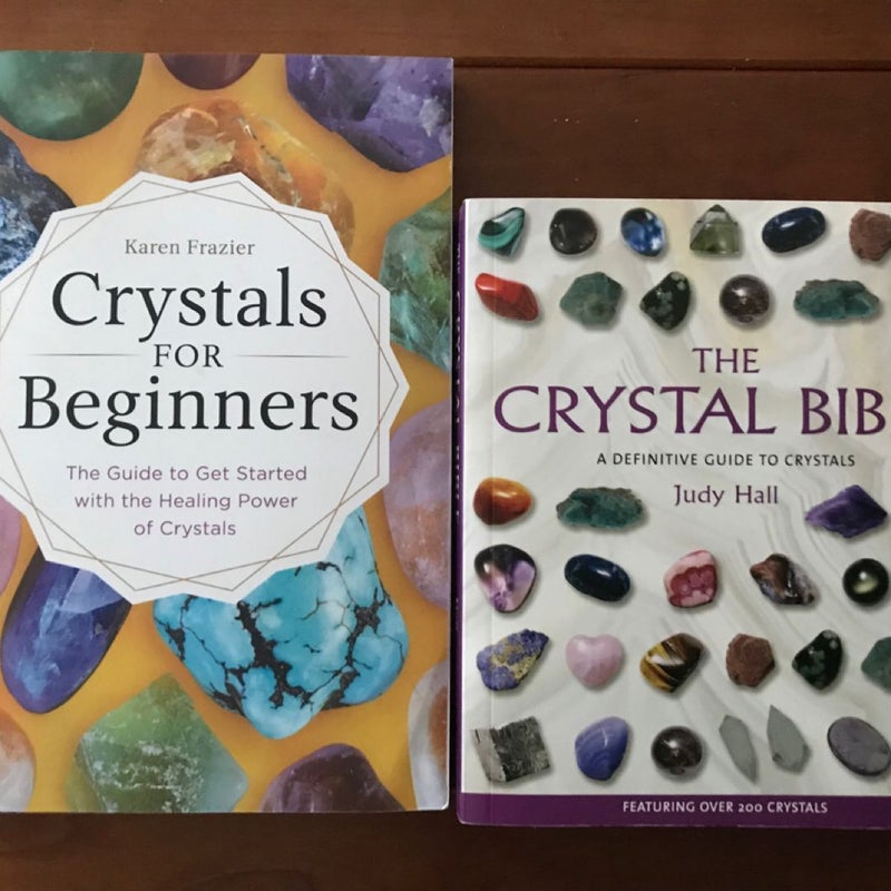 LOT OF (2) The Crystal Bible, Metaphysical Health Gems Info Books