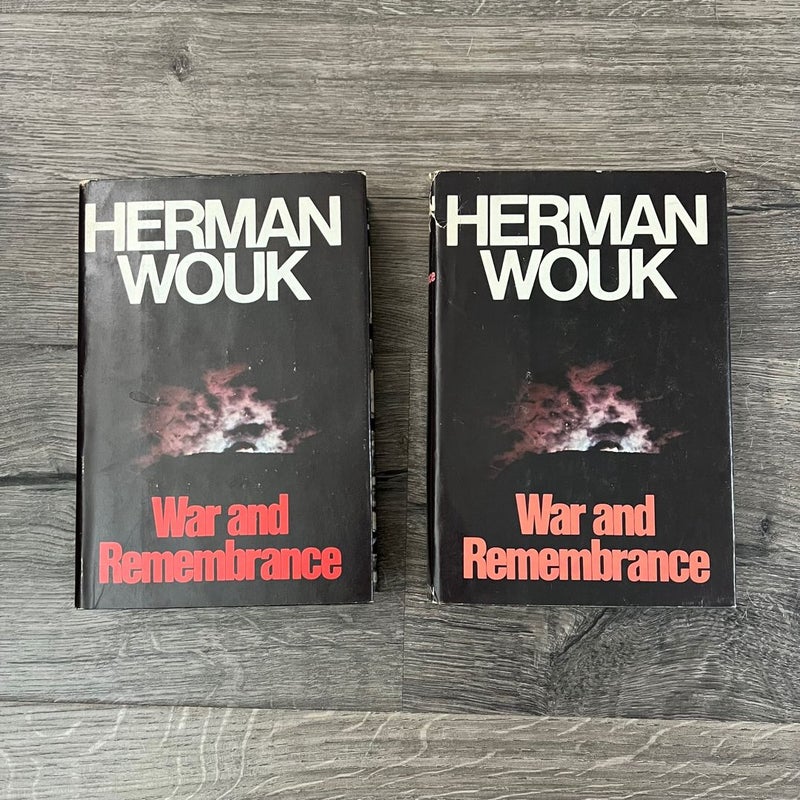 War and Remembrance (volumes 1 & 2)