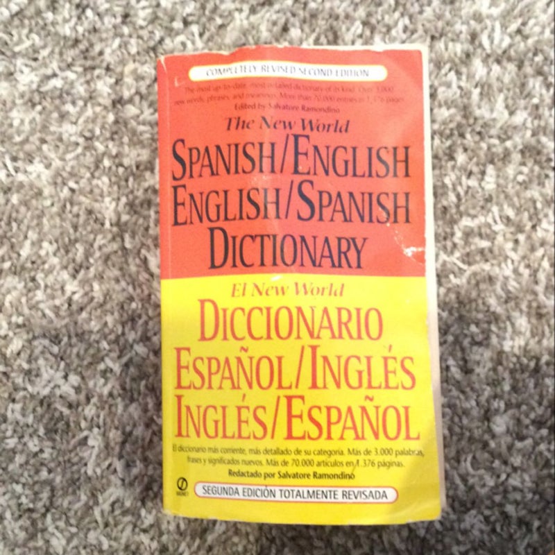 The New World Spanish-English, English-Spanish Dictionary