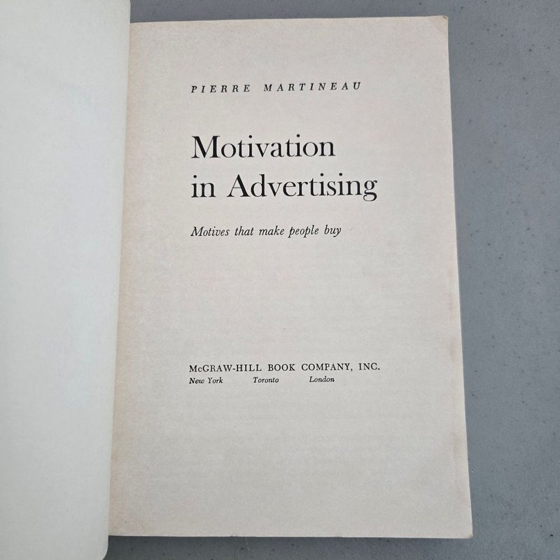 Motivation in Advertising