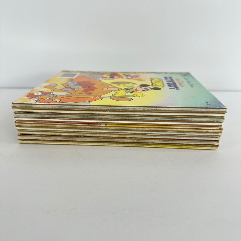Mickey/Minnie Little Golden Books-Lot of 9