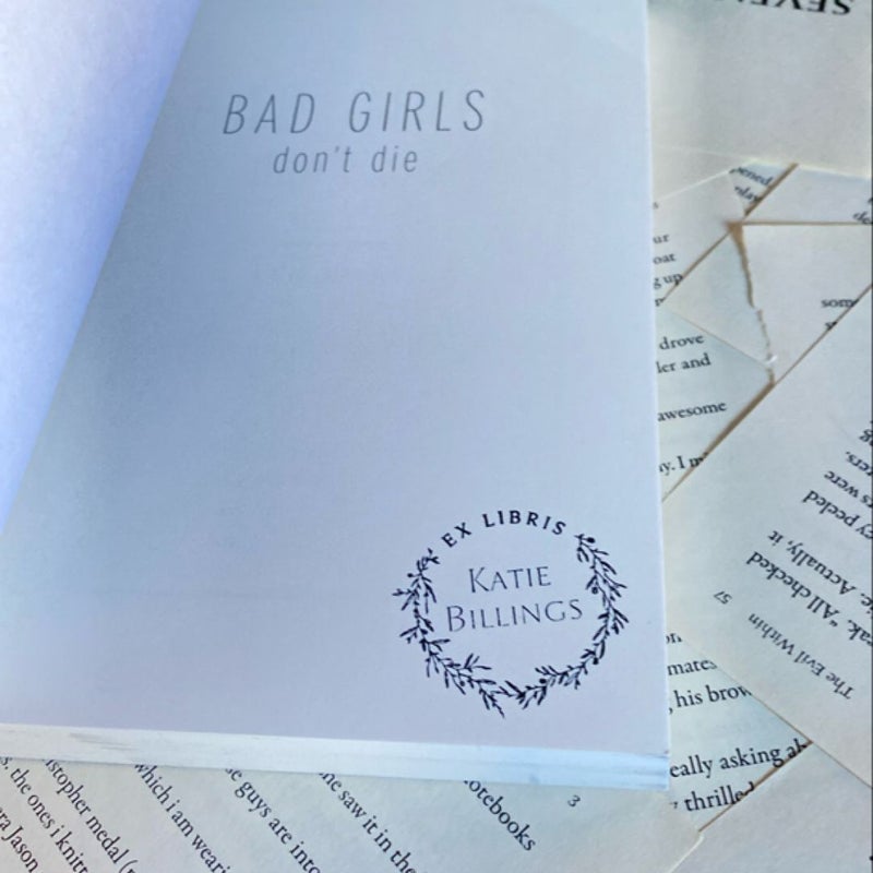 Bad Girls Don’t Die Trilogy