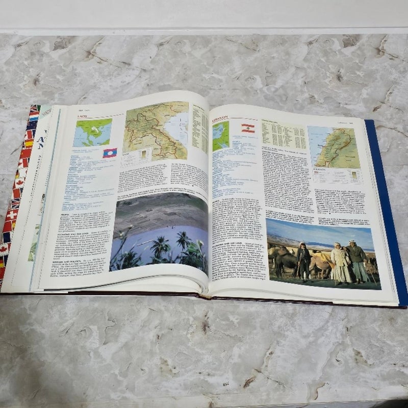 World Atlas of Nations Rand McNally Hardcover Great condition 