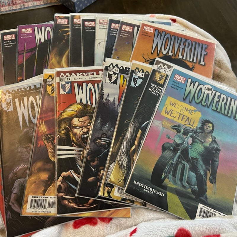 Wolverines 45 different comic bundle 