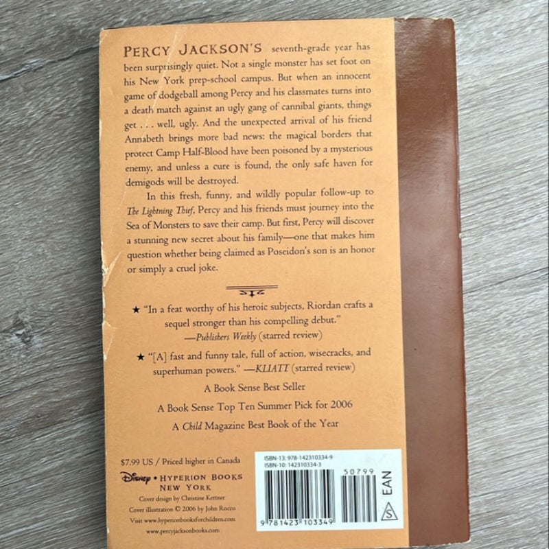 Percy Jackson and the Olympians, Book Two the Sea of Monsters (Percy Jackson and the Olympians, Book Two)
