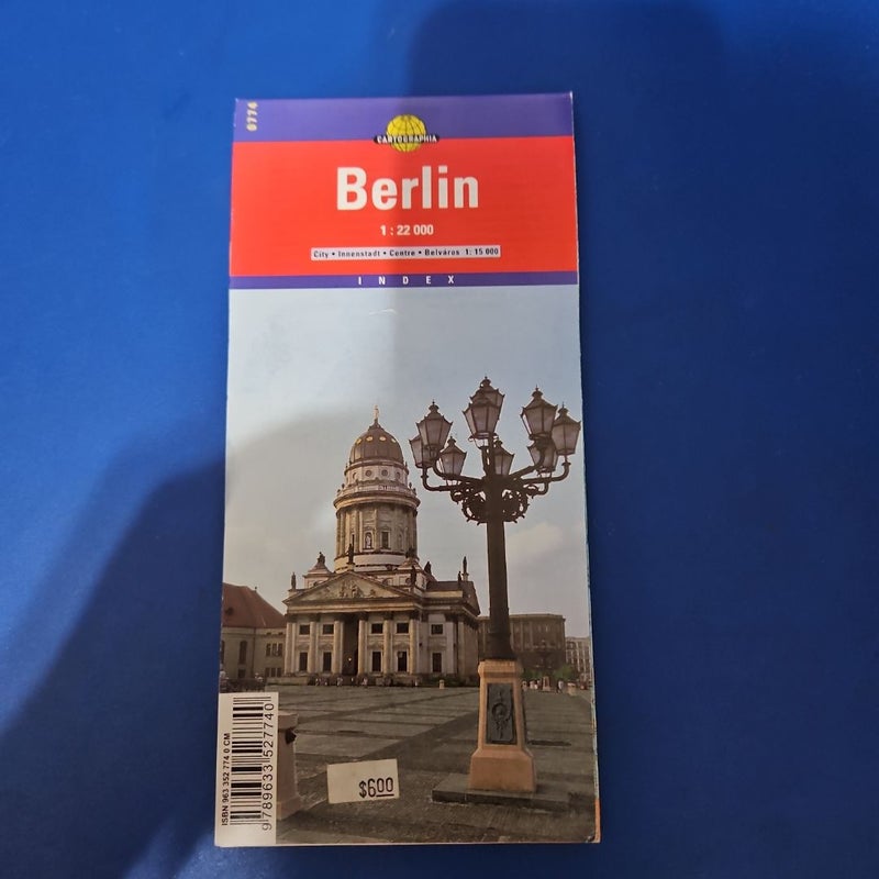 Berlin Street Map (und Potsdam im Farbbild)