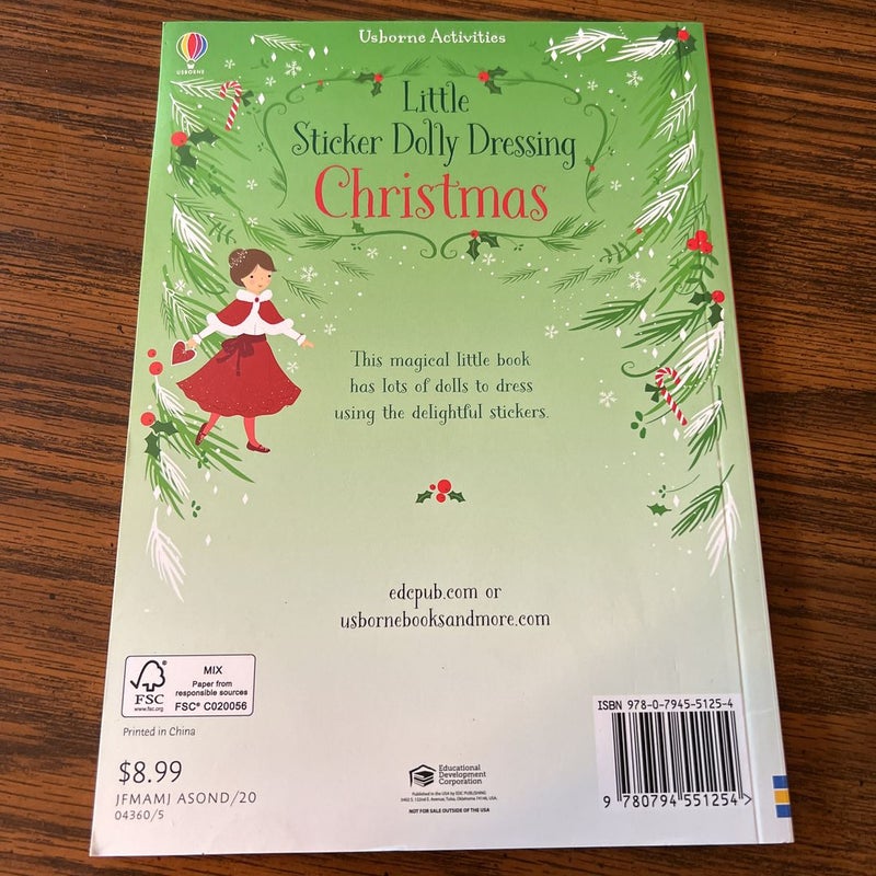 Little Sticker Dolly Dressing Christmas 