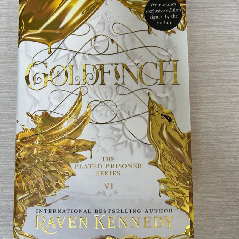 Goldfinch WaterStones SIGNED Exclusive 1st Ed. NEW HC