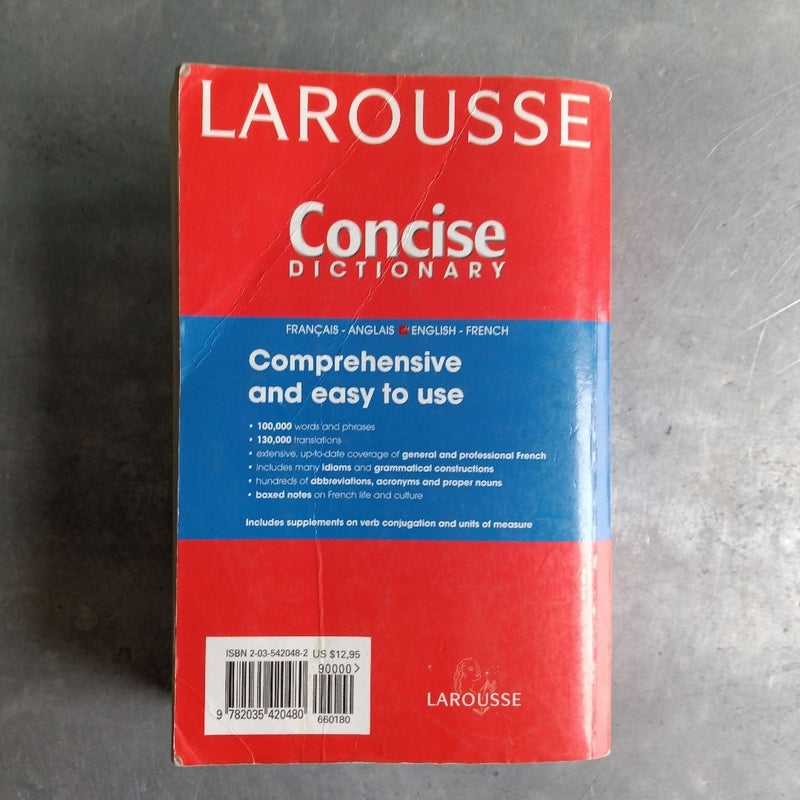 Larousse Concise French-English/English-French Dictionary