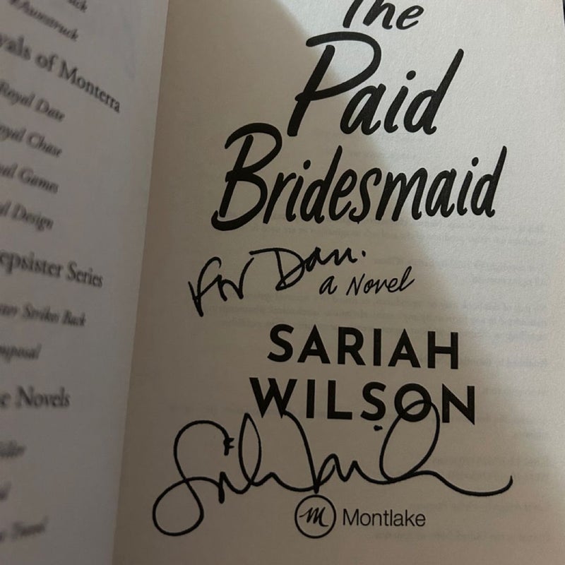 The Paid Bridesmaid