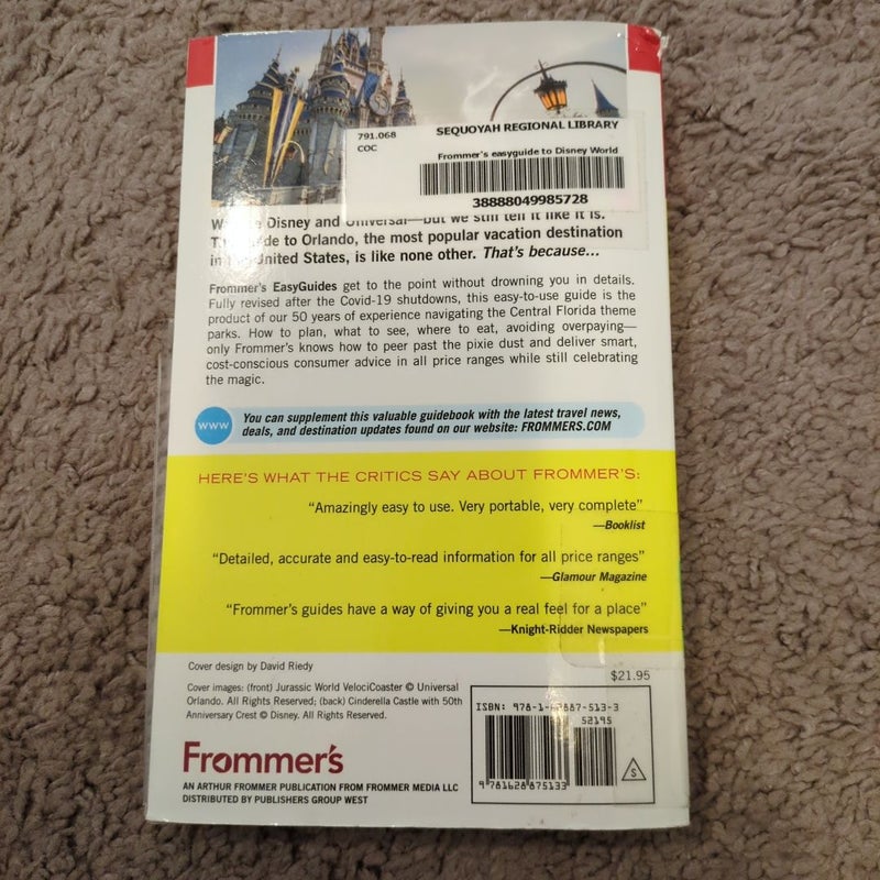 Frommer's EasyGuide to Disney World, Universal and Orlando