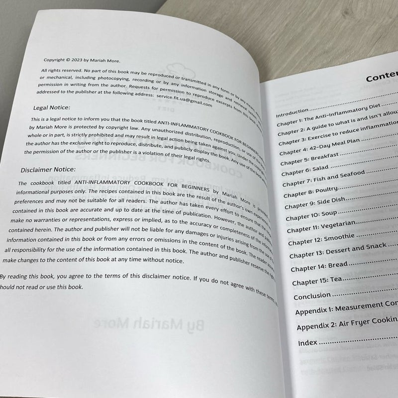 2023 Anti-Inflammatory Cookbook for Beginners