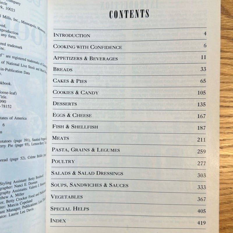 Betty Crocker's Cookbook