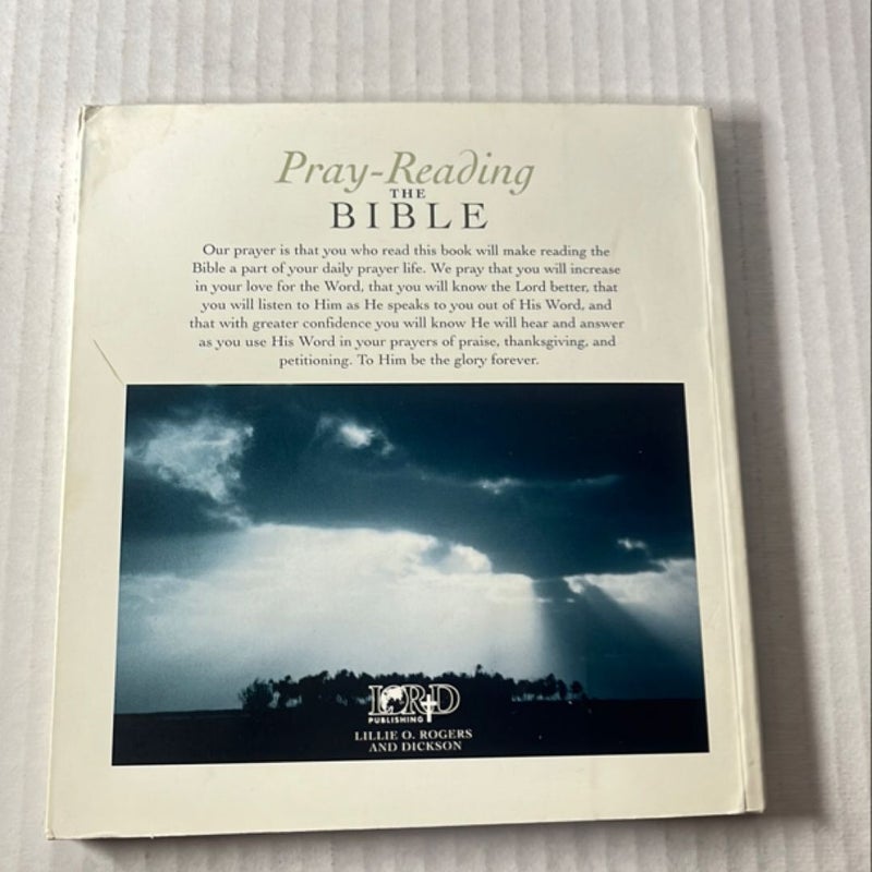 Pray-Reading The Bible