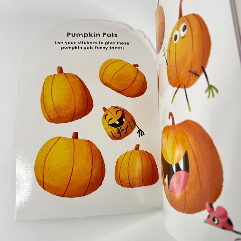 Priddy Books Sticker Friends Halloween, Reusable Stickers, NEW