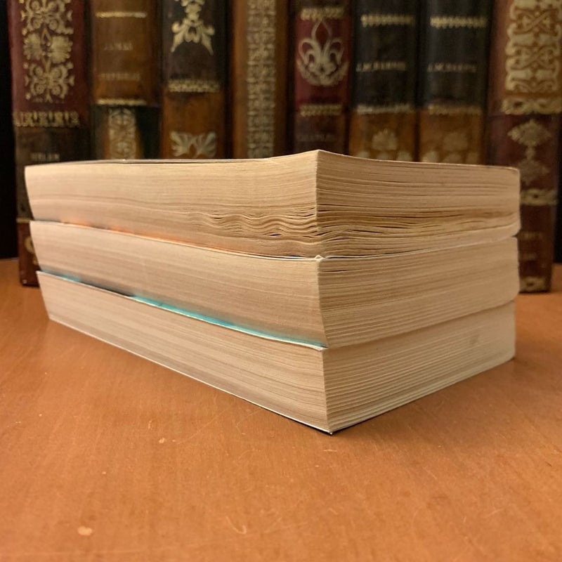 DragonLance: Complete Icewall Trilogy Set: The Messenger, The Golden Orb, Winterheim, All First Edition First Printing