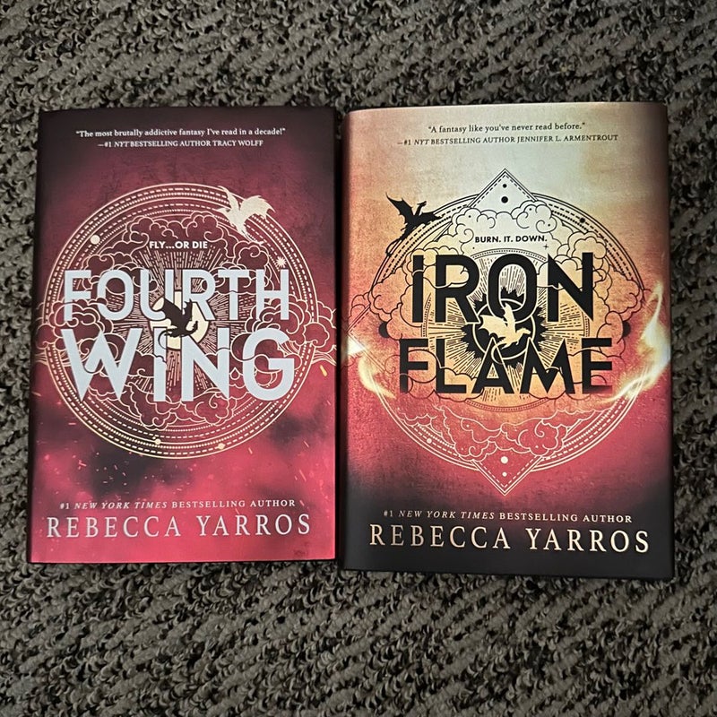 Fourth Wing Special Edition Bundle Empyrean Series 1-2 by Rebecca Yarros,  Hardcover