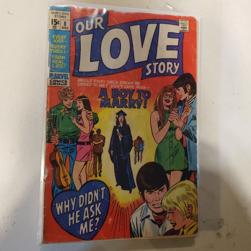 Vintage romance comics