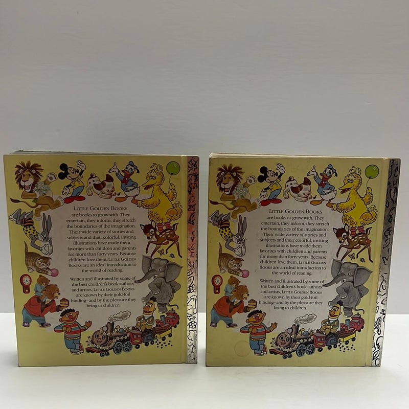Little Golden Books Bundle: Rudolph The Red-Nose Reindeer Shines Again & Walt Disney’s Santa’s Toy Shop