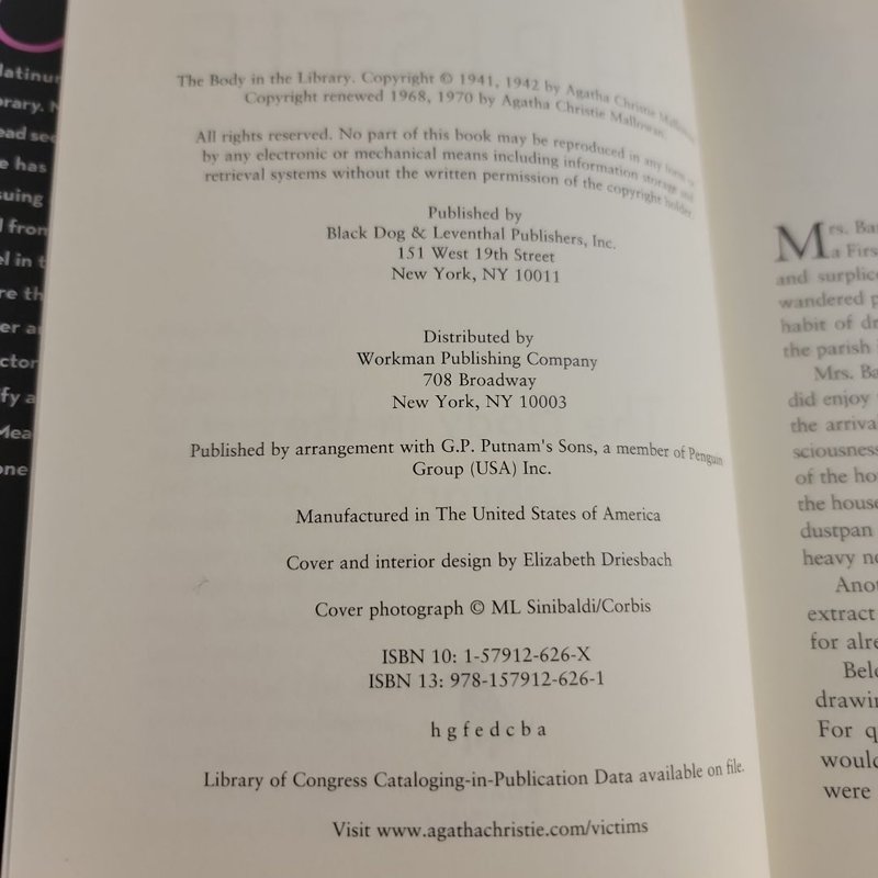 The Body in the Library