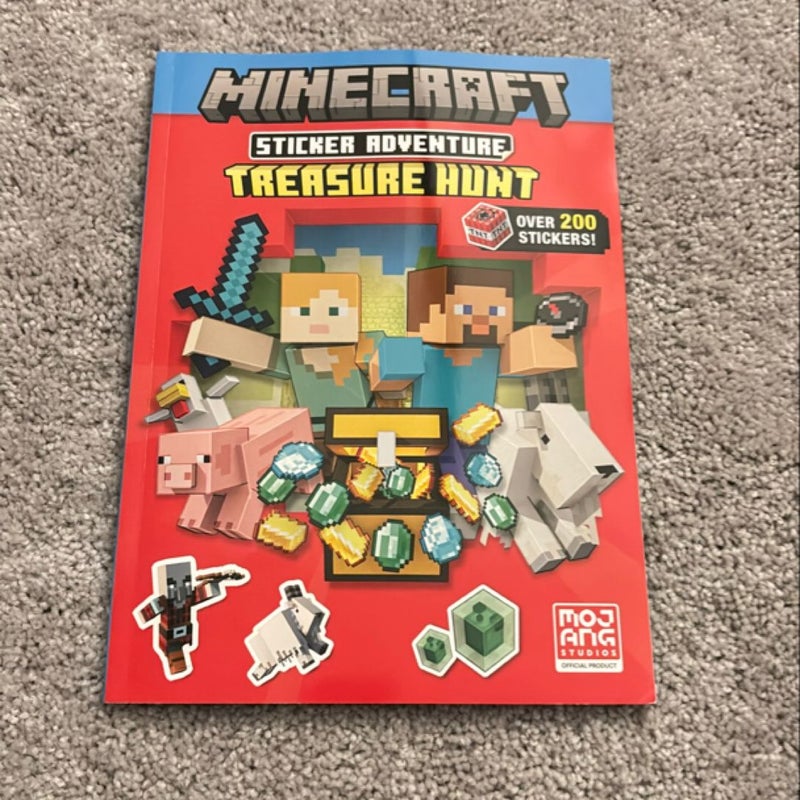 Minecraft Sticker Adventure: Treasure Hunt (Minecraft)