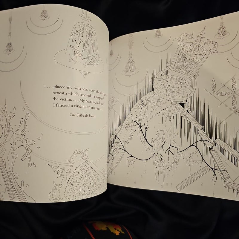 Edgar Allan Poe: an Adult Coloring Book