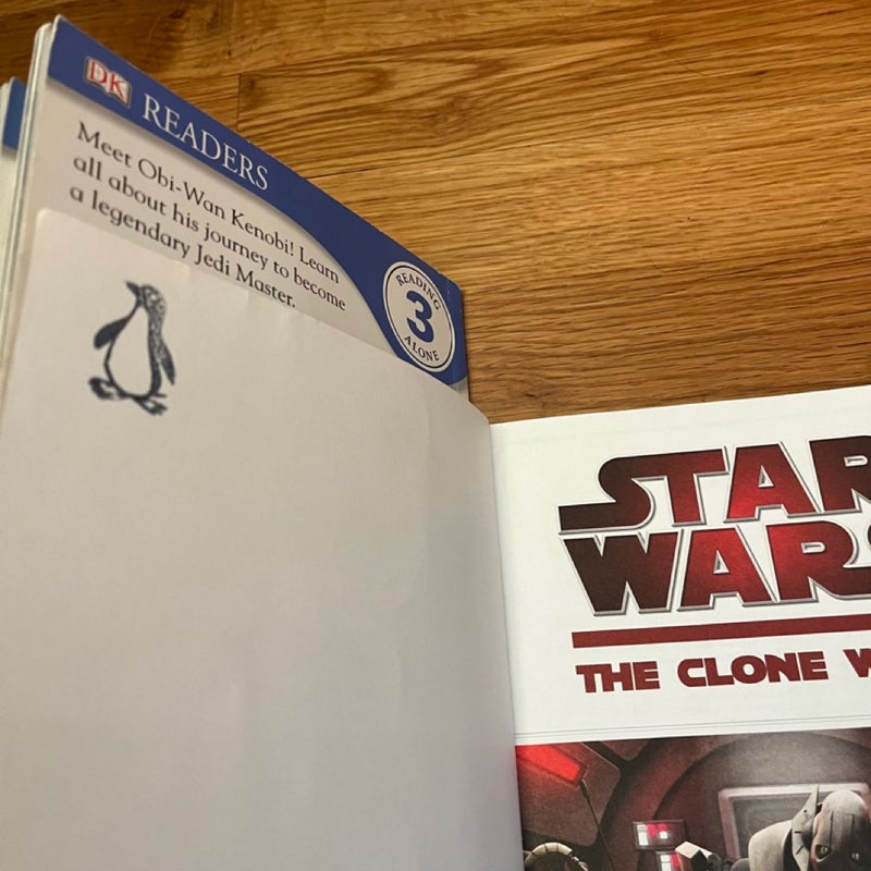 SET 4 Star Wars Early Reader Books Level 2 3 