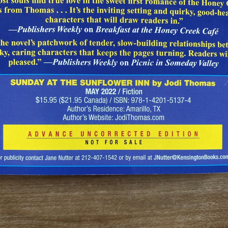 Sunday at the Sunflower Inn
