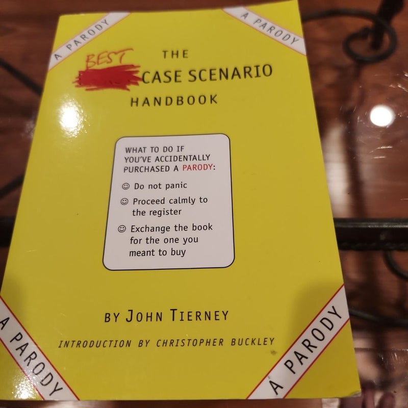 The Best-Case Scenario Handbook Author Signatute