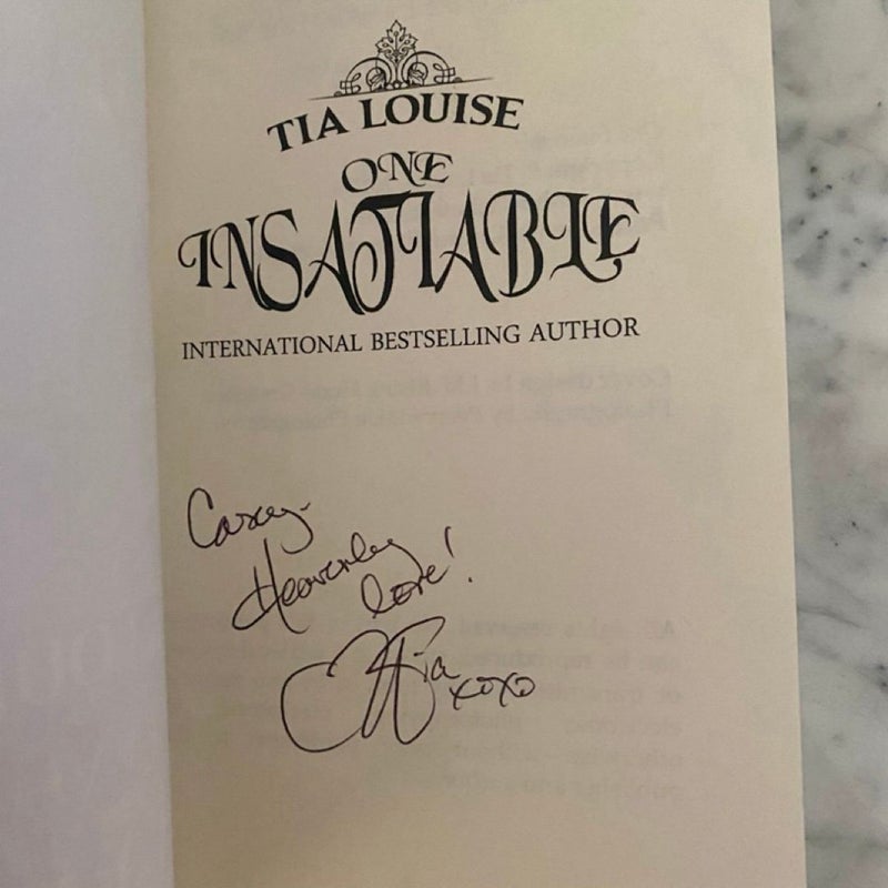 One Insatiable (signed)