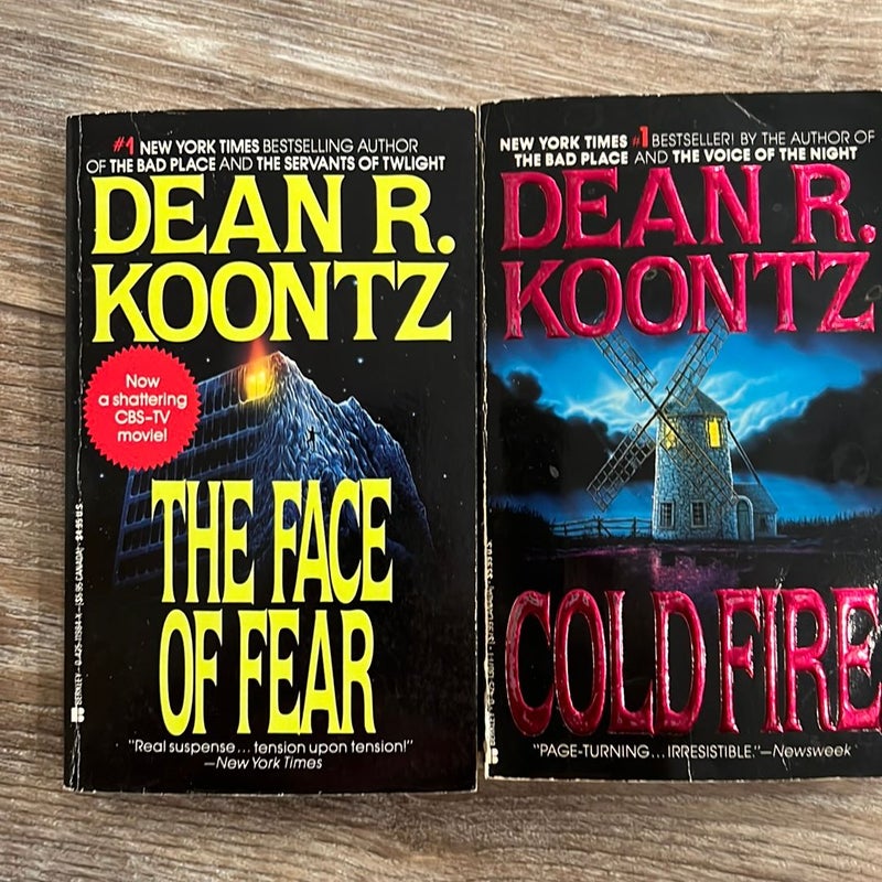 The Face of Fear & Cold Fire (2 books)