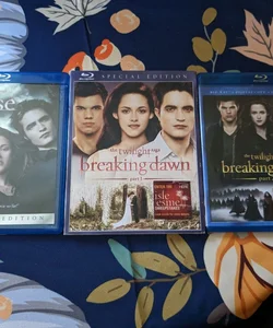The Twilight Saga Lot - Eclipse & Breaking Dawn Part 1&2 Blu-ray 