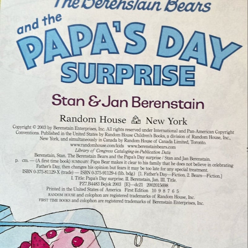 The Berenstain Bears and the Papa's Day Surprise