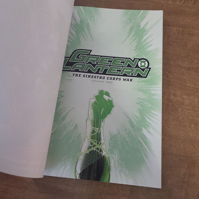 Green Lantern: The Sinestro Corps War Volume Two