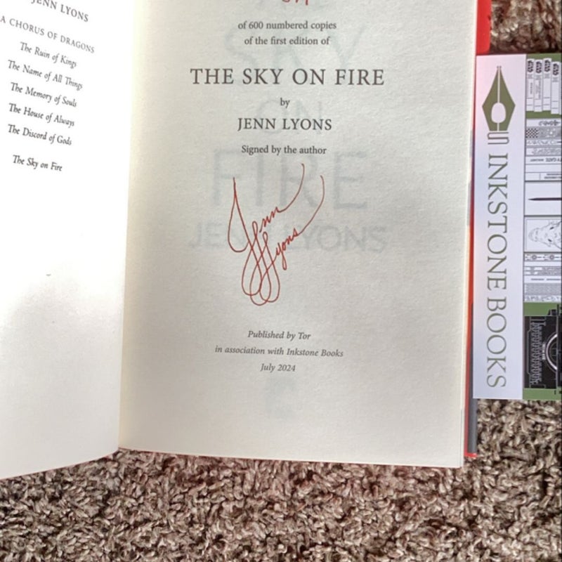 The Sky on Fire - Inkstone Edition