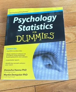 Psychology Statistics for Dummies