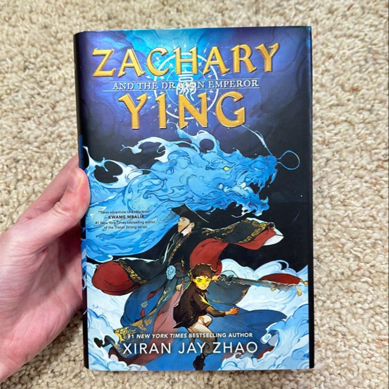 SIGNED Zachary Ying and the Dragon Emperor