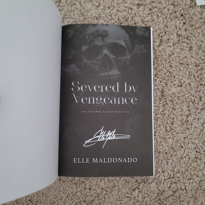 Severed by Vengeance (SIGNED & ANNOTATION TABS)